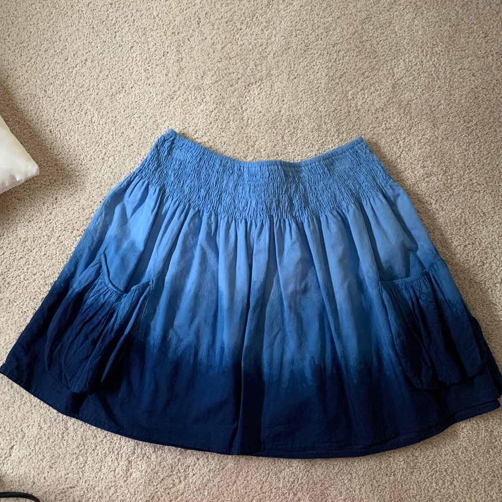 Blue Ombré Skirt